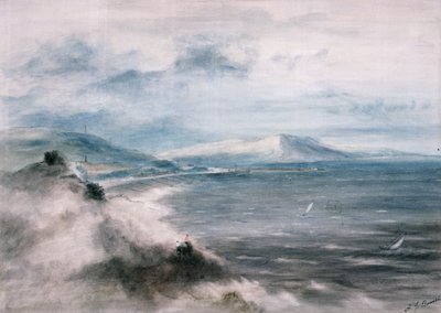 View Across a Bay by Alfred John Bowell